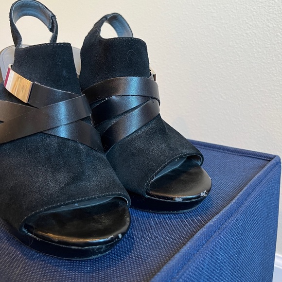 Calvin Klein black size 9 block heels - Picture 2 of 8